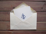 Embroidered Anchor Card