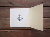 Embroidered Anchor Card