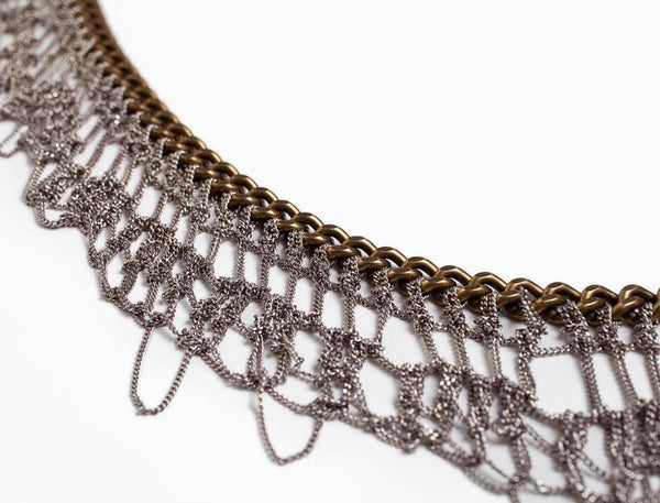 Delicate Necklace with Fringes