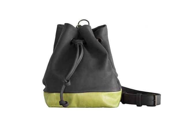 12 Fevrier - Bucket Bag (Grey/Lime)