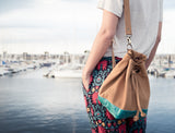 12 Fevrier - Bucket Bag (Amber/Turquoise)