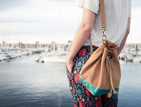 12 Fevrier - Bucket Bag (Amber/Turquoise)