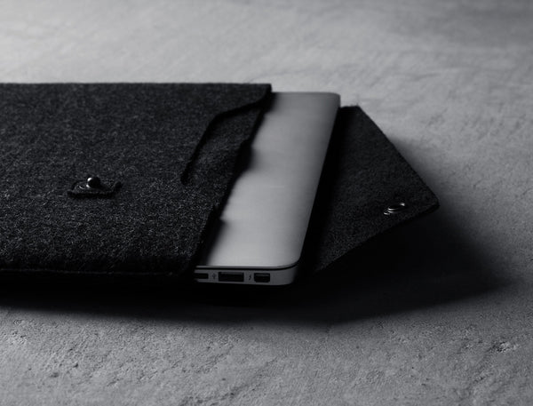 Handmade 15" Macbook Pro Retina Sleeve - Black