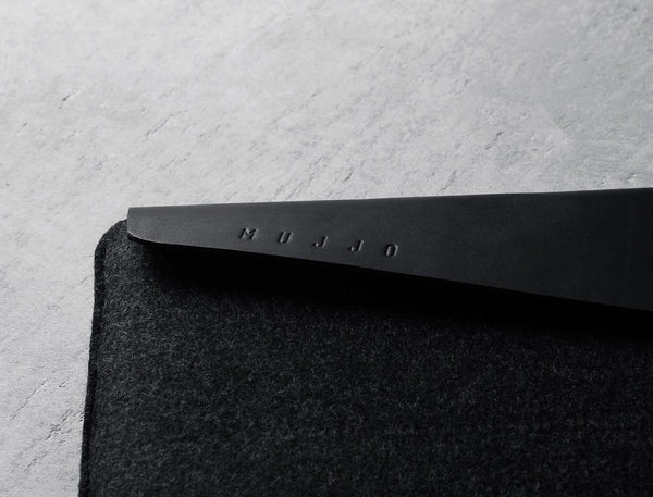 Handmade 13" Macbook Air & Pro Retina Sleeve - Black