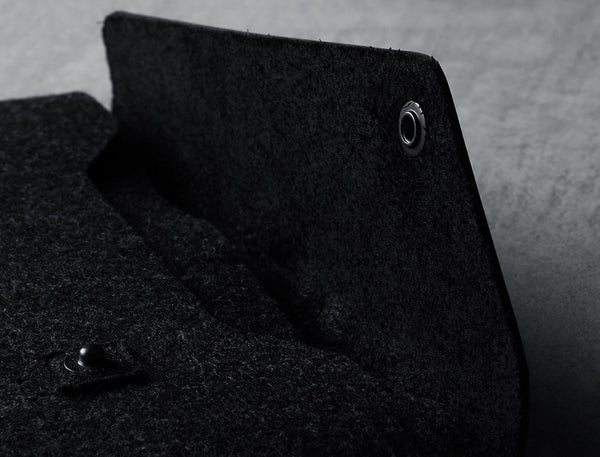 Handmade 13" Macbook Air & Pro Retina Sleeve - Black