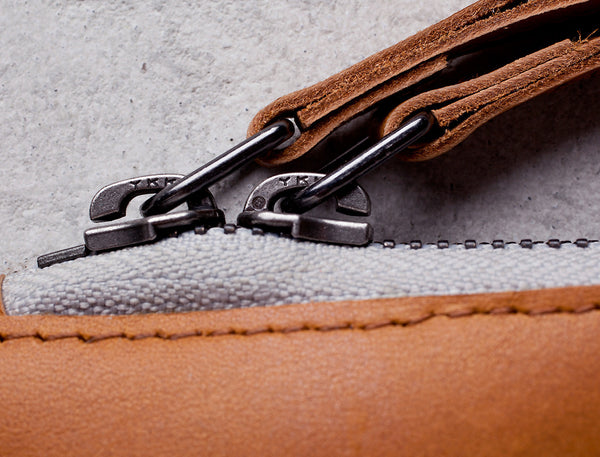 Handmade 13" Macbook Folio Sleeve - Tan