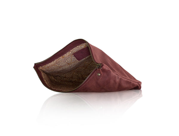 14 Avril - Large Clutch Bag (Burgundy)