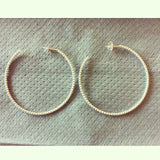 Disco Hoops (Gold Vermeil)