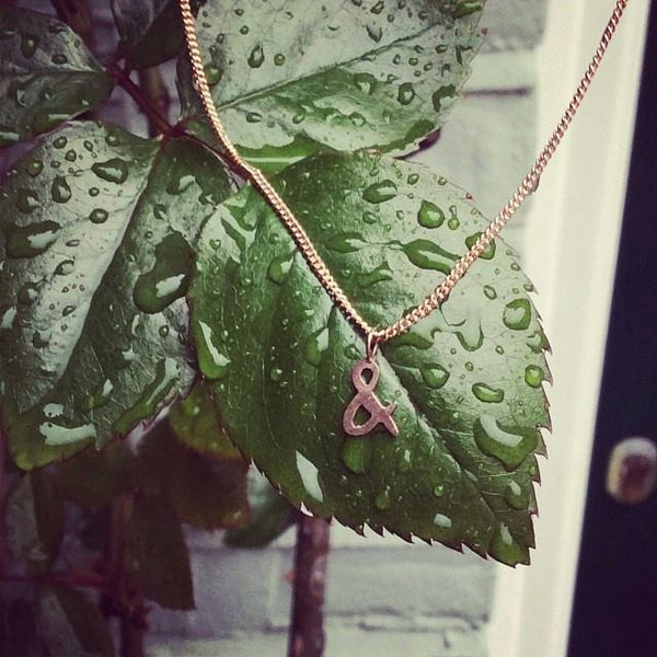 & - What? Pendant (Gold Vermeil)