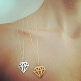 Diamond Pendant (Gold Vermeil)