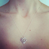 Diamond Pendant (Silver)