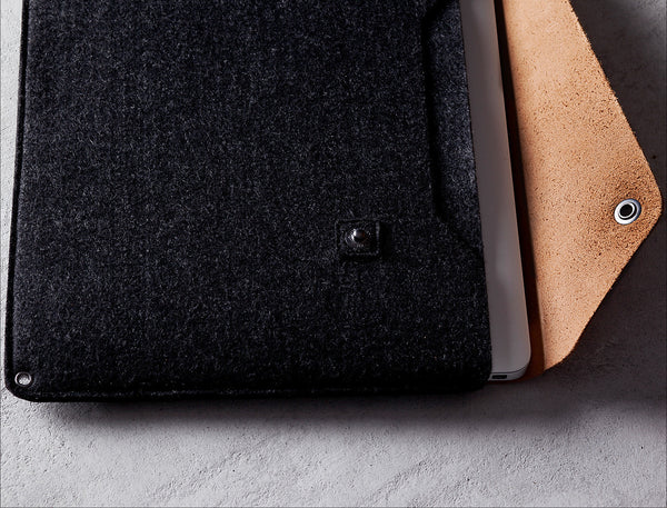 Handmade 15" Macbook Pro Retina Sleeve - Tan