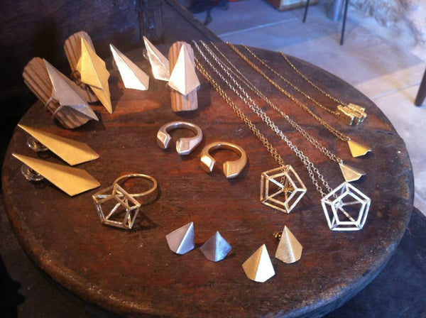 3D Diamond Necklace Gold-Filled