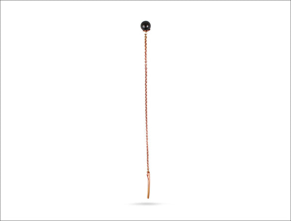 Bijoux Coquette Bouton Earring Black