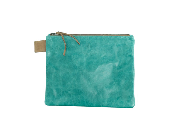 6 Fevrier - Small Clutch Bag (Turquoise/Amber)