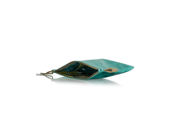 6 Fevrier - Small Clutch Bag (Turquoise/Amber)