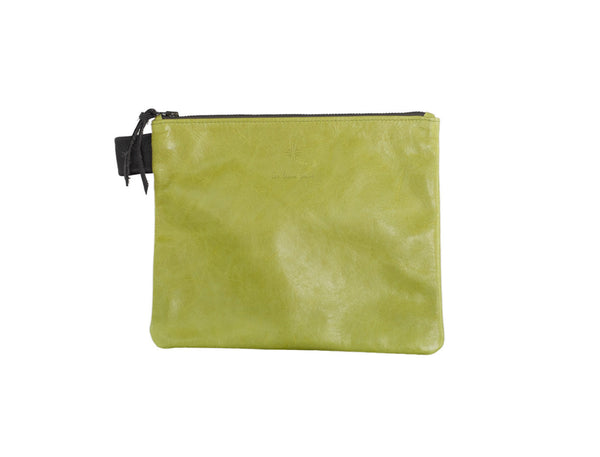 6 Fevrier - Small Clutch Bag (Lime/Grey)