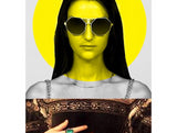 Gonzo - Ivory With Shaded Black Lenses