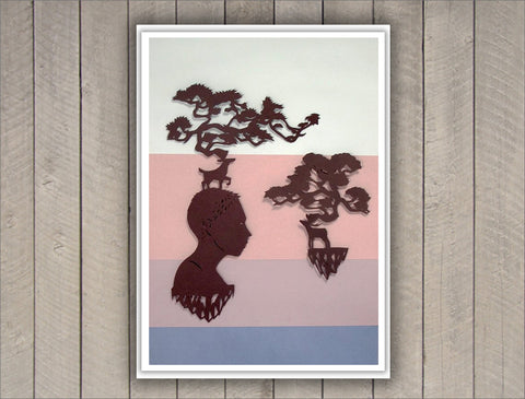 Handmade Scene of Africa Cutout (Limited Edition)