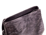 ALEX (Black with Black Feather Print)