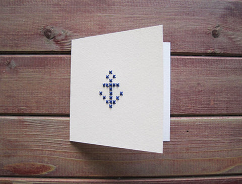 Embroidered Anchor Card