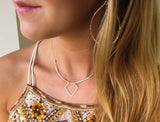 Arrowhead Arc Necklace