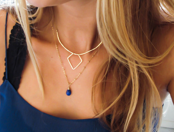 Arrowhead Arc Necklace