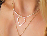 Arrowhead Arc Necklace