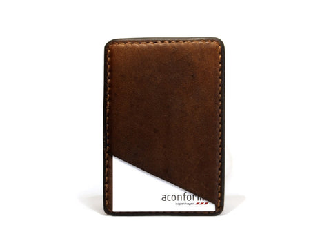 Barebone Card Holder - Brown