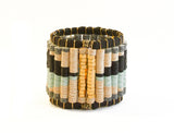 Beige & Aqua Rug Bracelet