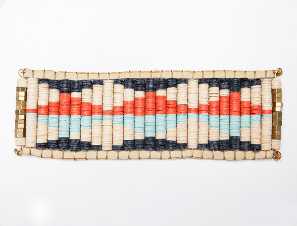 Beige & Pastels Rug Bracelet