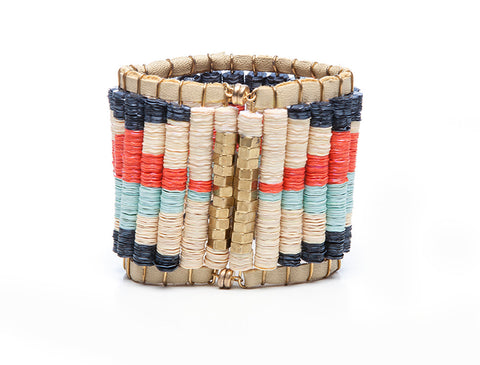 Beige & Pastels Rug Bracelet