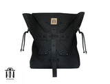 Black Leather Backpack KN
