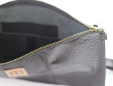 Black Snake Leather Purse KN