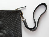 Black Snake Leather Purse KN