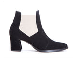 LAX shoes black suede boots