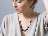 Black Onyx Nuggets Necklace