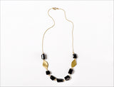 Black Onyx Nuggets Necklace