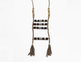 Black Scale Mala Necklace