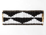 Black & White Ikat Bracelet