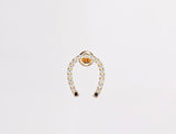 Danciteria 14K Gold Luck Earrings