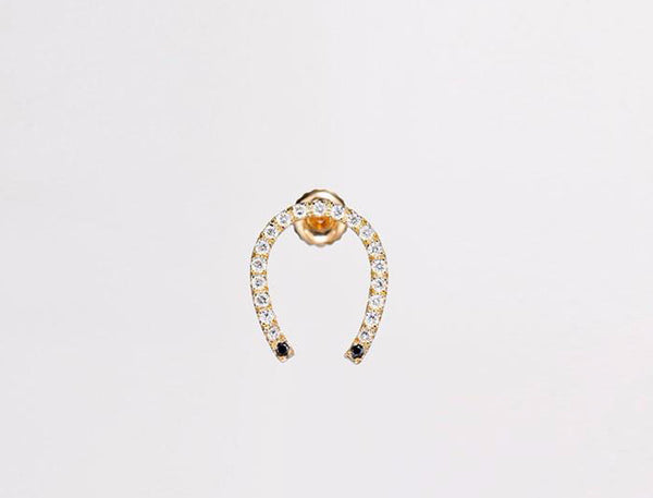 Danciteria 14K Gold Luck Earrings