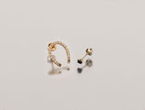 Danciteria 14K Gold Luck Earrings