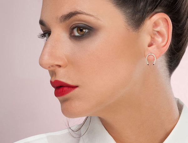 Danciteria 14K Gold Luck Earrings