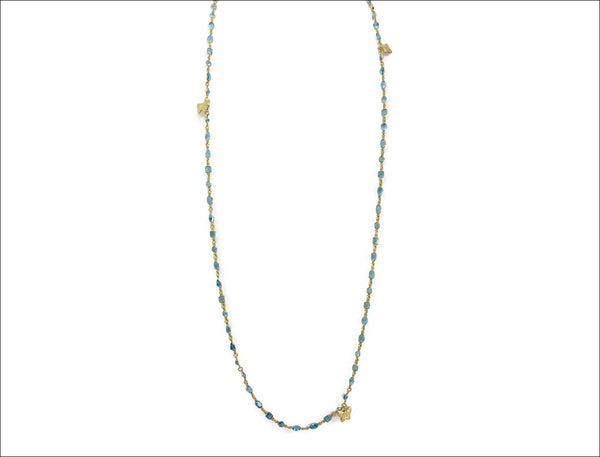 Blue Vermeil Amy Necklace