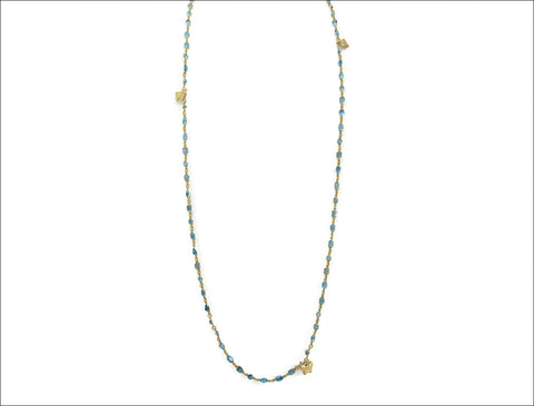 Blue Vermeil Amy Necklace