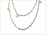 Blue Vermeil Amy Necklace