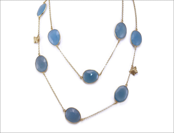 Blue Vermeil Joy Necklace