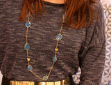 Blue Vermeil Joy Necklace