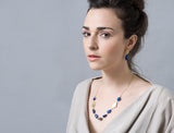 Blue Lapis Nuggets Necklace